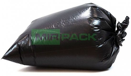 Мешки для мусора 120 л, 90 мкм, черные, в пачках, 100 шт. 2х слойные - Вид 5