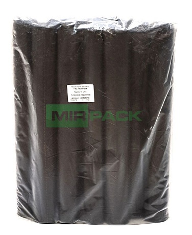 Мешки для мусора 180 литров, 80 мкм, 10 штук, 93*110, дно прямое, обезличенные - Вид 4